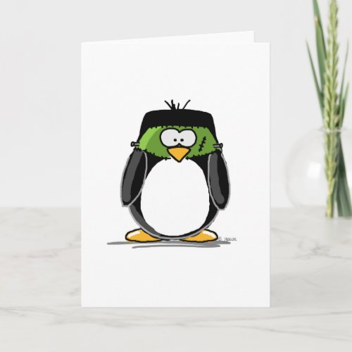 Frankenstein Penguin Card