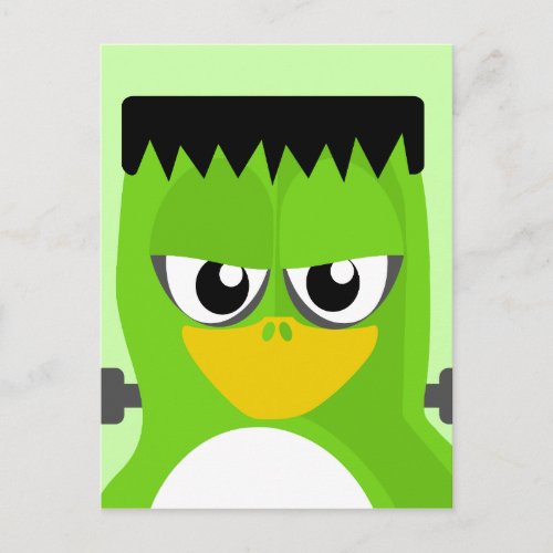 Frankenstein Penguin Postcard