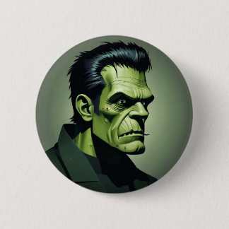 Frankenstein pin/button button