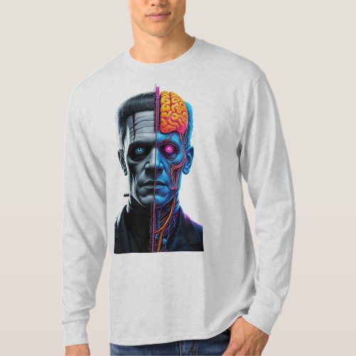 Frankenstein Rewired – Cyberpunk Anatomy Pop Art P