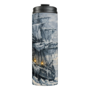 Frankenstein’s Arctic Pursuit by BurnsInHell Thermal Tumbler