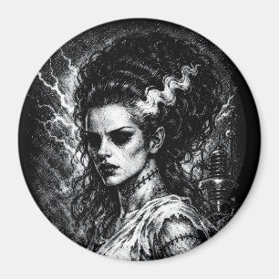 Frankenstein’s Bride — Resurrected by BurnsInHell Magnet