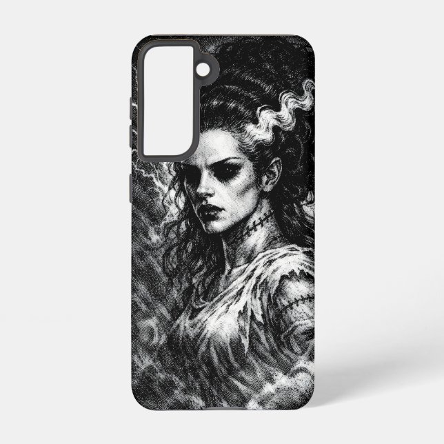 Frankenstein’s Bride — Resurrected by BurnsInHell Samsung Galaxy Case (Back)