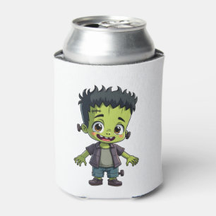 Frankenstein�s Monster � Cute Halloween Cartoon Sh Can Cooler