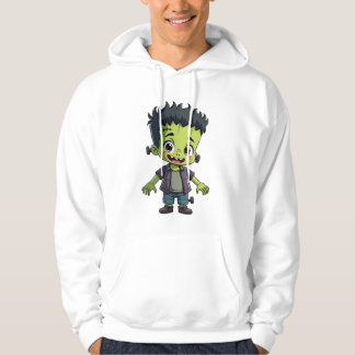 Frankenstein�s Monster � Cute Halloween Cartoon Sh Hoodie