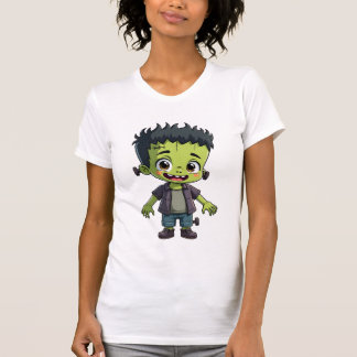 Frankenstein�s Monster � Cute Halloween Cartoon Sh T-Shirt