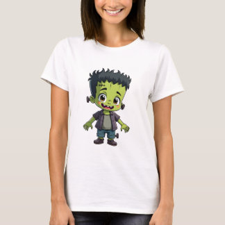 Frankenstein�s Monster � Cute Halloween Cartoon Sh T-Shirt
