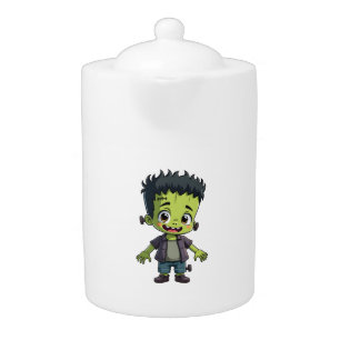 Frankenstein’s Monster – Cute Halloween Cartoon Sh Teapot