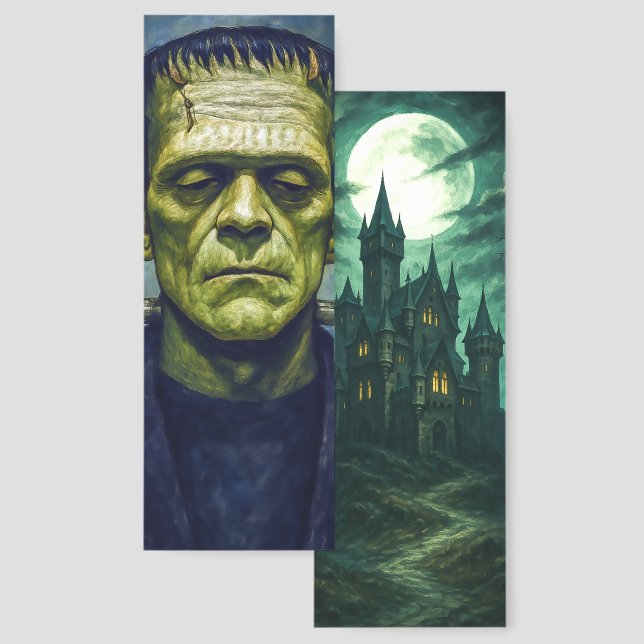 Frankenstein’s Monster Gothic Bookmark (Front & Back)