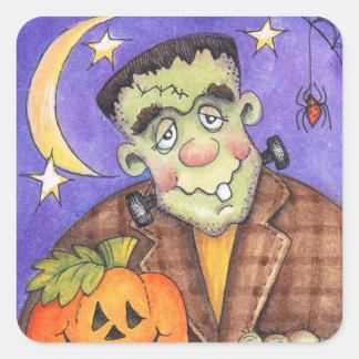 Frankenstein Square Sticker