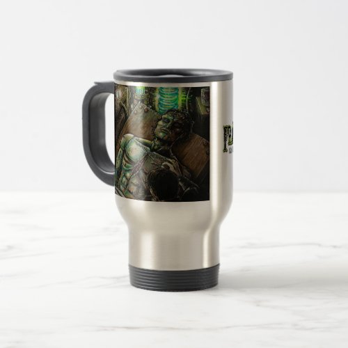 Frankenstein travel mug