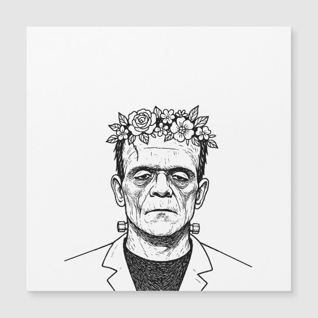 Frankenstein with a Flower Crown (Front)