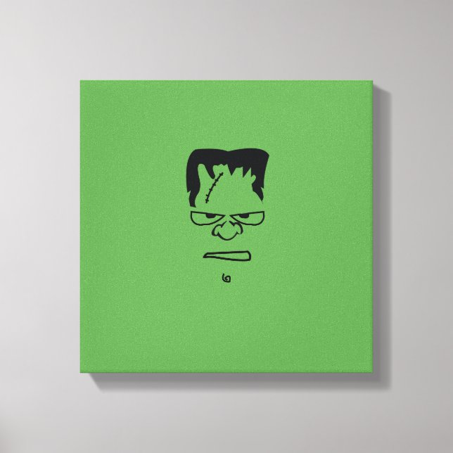 Frankenstein Wrapped Canvas Print (Front)