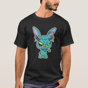 Frankenstein Zombie Bunny Halloween T-Shirt
