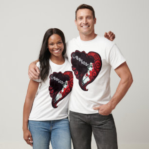 Frankenstein's Babe Football Jersey T-Shirt