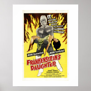 Frankenstein's Daughter Poster