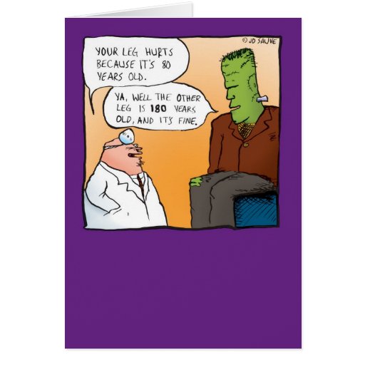 Frankensteins Doctor Get Well Soon Card | Zazzle