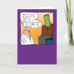 Frankensteins Doctor Get Well Soon Card at Zazzle