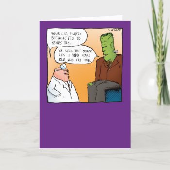 Frankensteins Doctor Get Well Soon Card by BastardCard at Zazzle