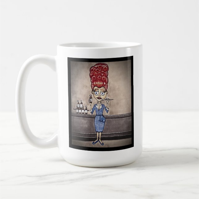 Frankenstein's Lucy Coffee Mug (Left)