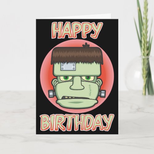 Frankensteins Monster Birthday Card