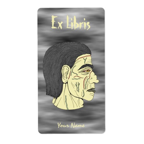 Frankensteins Monster Horror Art Bookplate