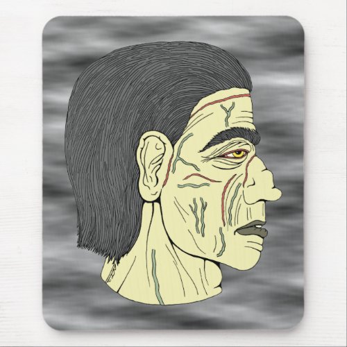 Frankensteins Monster Horror Art Mouse Pad