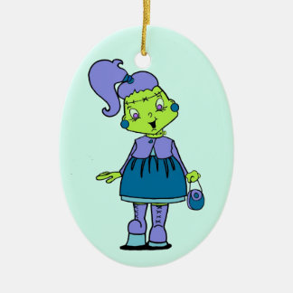 Frankenstina Ceramic Ornament
