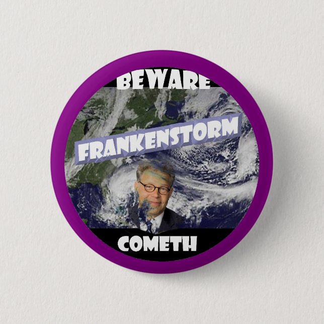 Frankenstorm Button (Front)