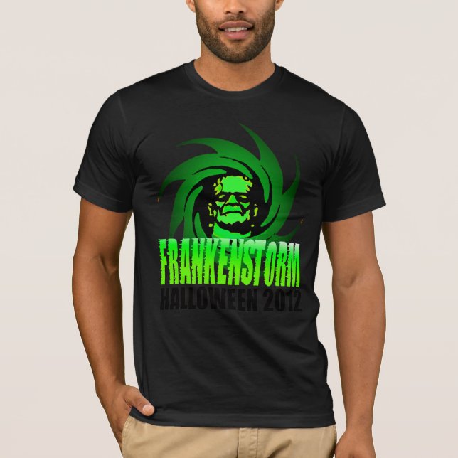 FRANKENSTORM (Hurricane Sandy) Halloween 2012 T-Shirt (Front)