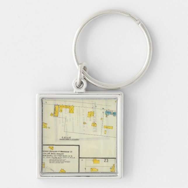 Frankfort, Kentucky 10 Keychain (Front)