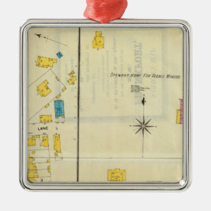 Frankfort, Kentucky 14 Metal Ornament