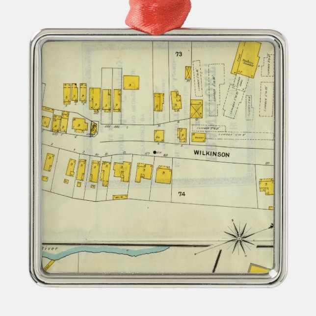 Frankfort, Kentucky 18 Metal Ornament (Front)