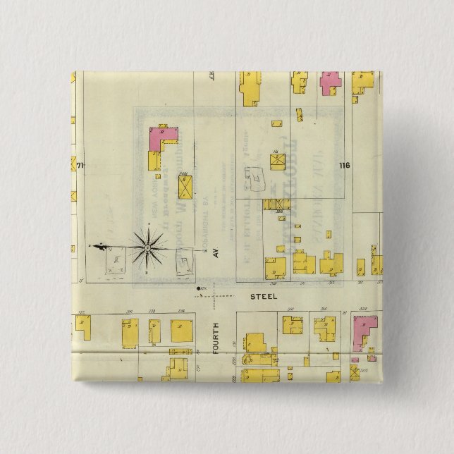 Frankfort, Kentucky 5 Button (Front)