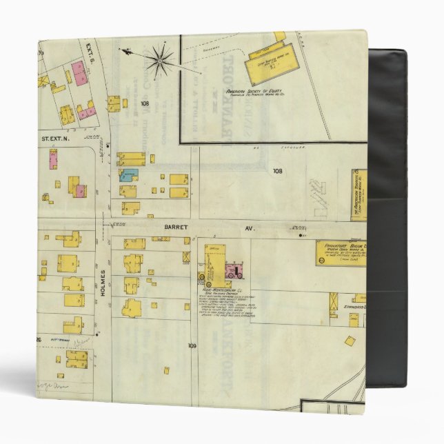 Frankfort, Kentucky 8 3 Ring Binder (Front/Inside)