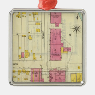 Frankfort, Kentucky 8 Metal Ornament