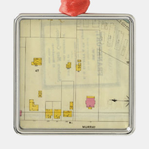 Frankfort, Kentucky 9 Metal Ornament