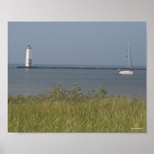 Frankfort Lighthouse _ Michigan Poster