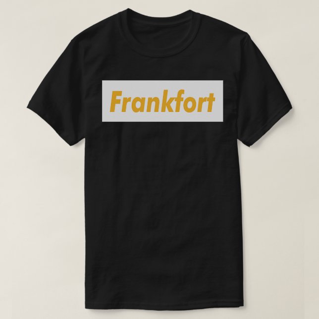 Frankfort Meat Brown TShirt 1 (Design Front)