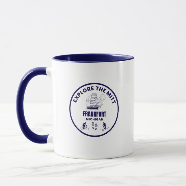 Frankfort Michigan Coffee Mug (Left)