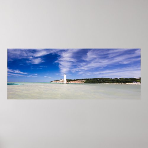 Frankfort North Pier Lighthouse Michigan Poster