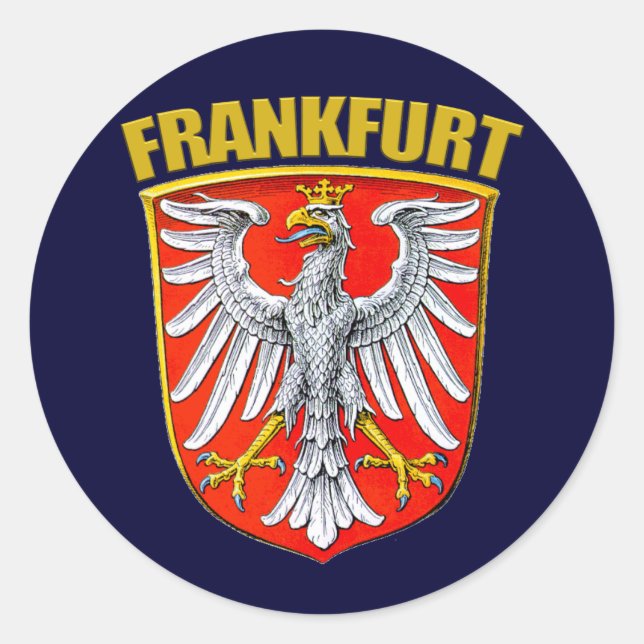 Frankfurt am Main Classic Round Sticker (Front)