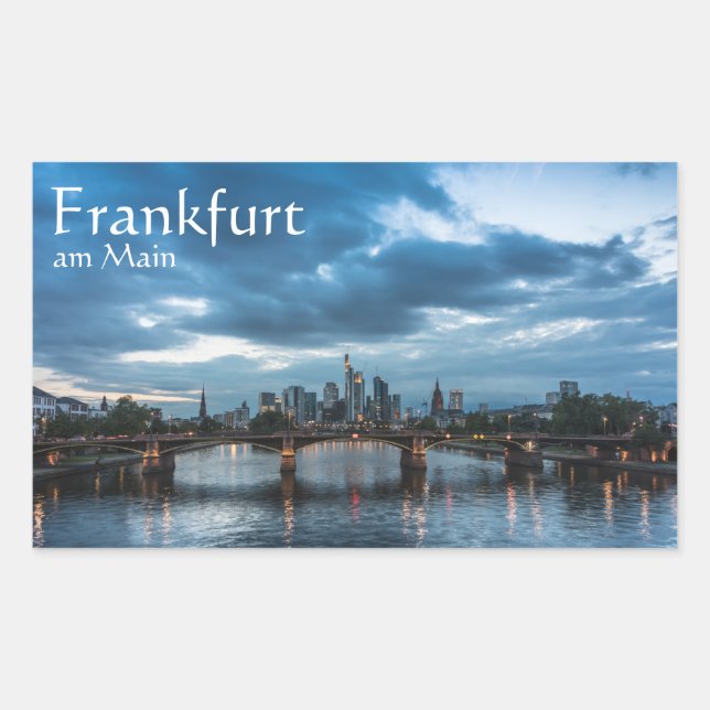 Frankfurt am Main Germany Rectangular Sticker (Front)