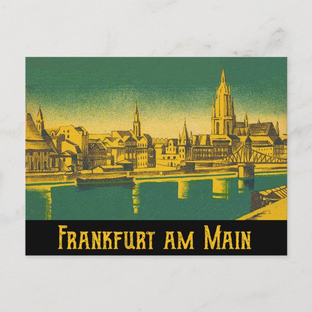 Frankfurt am Main Postcard (Front)