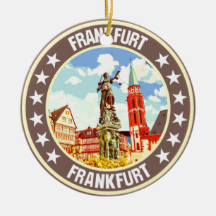 Frankfurt ceramic ornament
