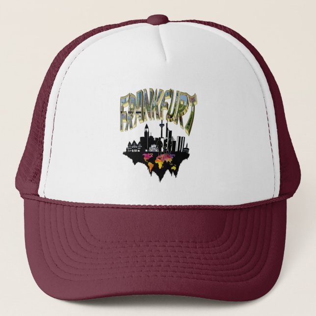 Frankfurt, City of Ideas Trucker Hat (Front)