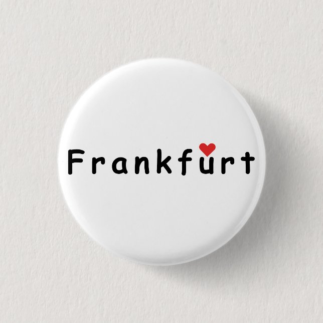 Frankfurt Germany Button (Front)