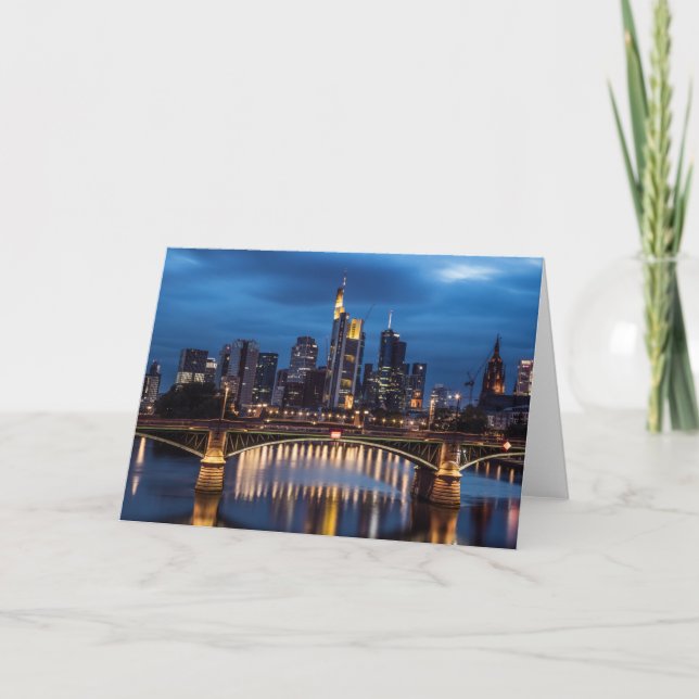 Frankfurt Germany Card (Front)