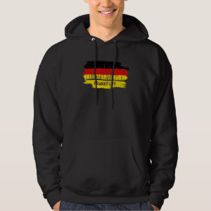 Frankfurt Germany Flag Deutsche Flagge Deutschland Hoodie