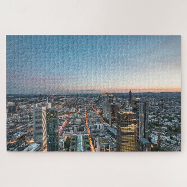 Frankfurt Germany Jigsaw Puzzle (Horizontal)